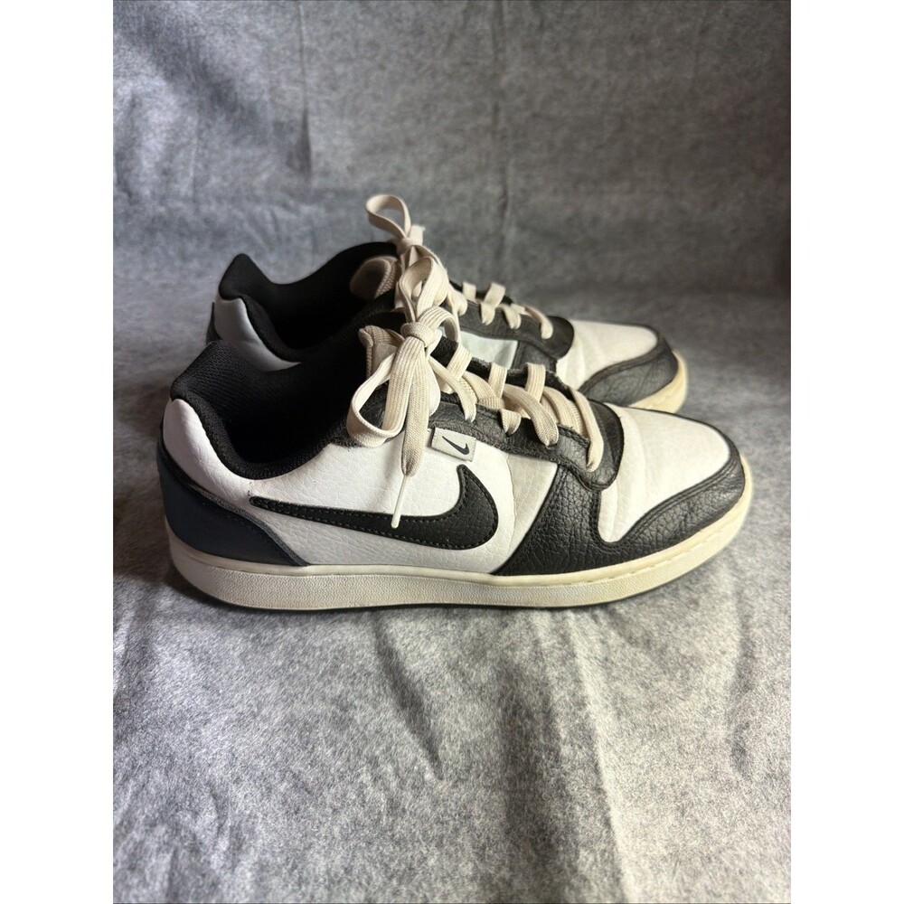 Nike Ebernon PRM Mens White Black Gray AQ1774-102 Low Top Size 8 Shoes Sneakers